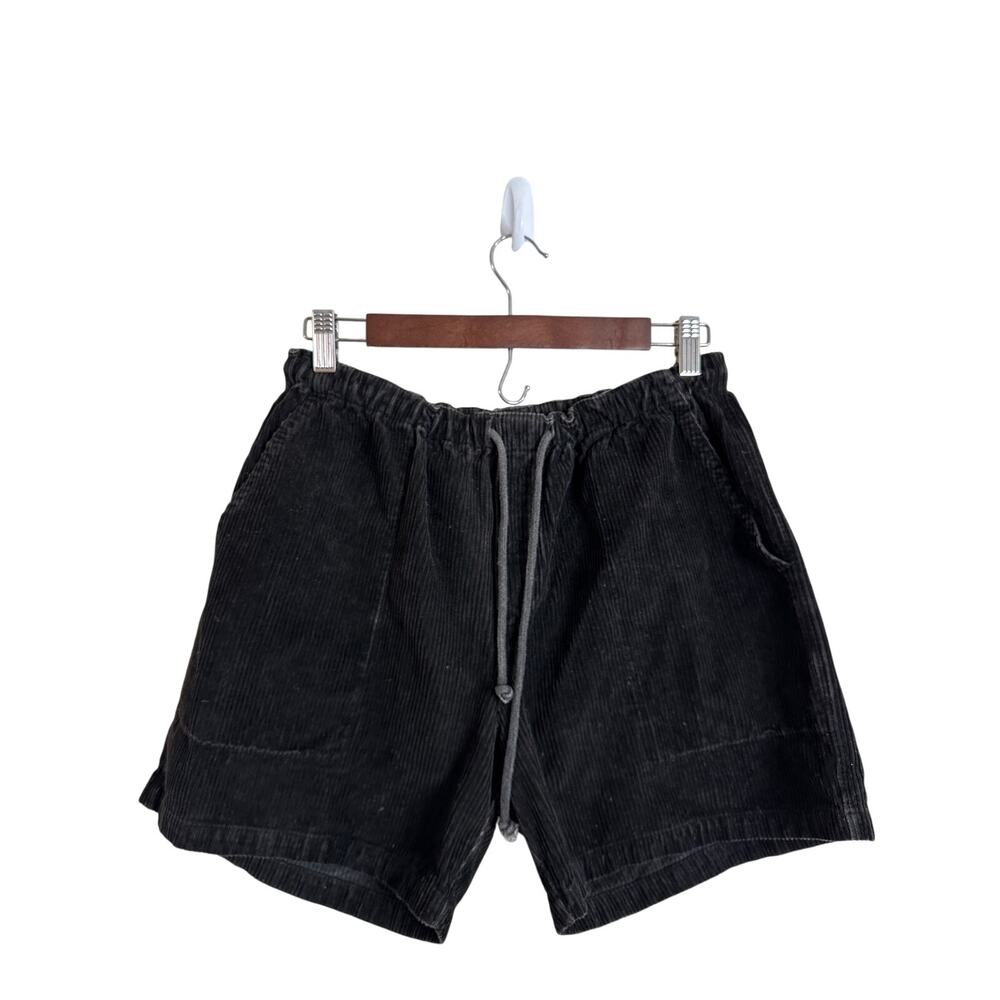 Industry of All Nations Corduroy Drawstrings Shorts Brown Iron Vinegar 8 Dips M